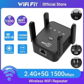 Repetidor De señal WiFi6 AX3000 WPA3, 2,4G/5GHz, 802.11AX Gigabit, ext