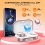 POMUIC Auriculares Inalámbricos Deportivos, 2023 Auriculares Bluetooth 5.3, 120H de Reproducción con Cancelacion Ruido ENC,