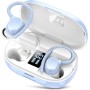 Auriculares Inalambricos, Auriculares Bluetooth 5.3 HiFi Estéreo Deportivos con 4 ENC Cancelacion Ruido HD Microfono, 128H