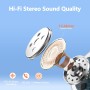 Auriculares Inalambricos, Auriculares Bluetooth 5.3 HiFi Estéreo Deportivos con 4 ENC Cancelacion Ruido HD Microfono, 128H