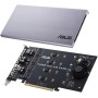 ASUS Hyper M.2 x16 Gen V2 (PCIe 4.0/3.0) - hasta cuatro dispositivos (2242/2260/2280/22110) hasta de 256 Gbps, compatible con
