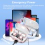 Auriculares Inalambricos, Auriculares Bluetooth 5.3 HiFi Estéreo Deportivos con 4 ENC Cancelacion Ruido HD Microfono, 128H