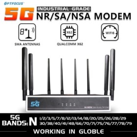 OPTFOCUS-enrutador 5G NR SA NSA con módem de tarjeta SIM, 1800M, WIFI6