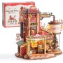 ROKR Puzzle 3D Madera Maqueta de Madera para Construir, Fábrica de Regalos de Puzzles Mecánicos 3D, Kits de Modelos Musicales