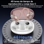 PEFUPEW Auriculares Inalámbricos Deportivos, Bluetooth 5.4 con 4 HD Mic, HiFi Estéreo Cascos Inalambricos, Auriculares Running