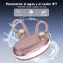 PEFUPEW Auriculares Inalámbricos Deportivos, Bluetooth 5.4 con 4 HD Mic, HiFi Estéreo Cascos Inalambricos, Auriculares Running