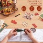ROKR Puzzle 3D Madera Maqueta de Madera para Construir, Fábrica de Regalos de Puzzles Mecánicos 3D, Kits de Modelos Musicales
