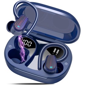 OYIB Auriculares inalambricos Deportivos, 2024 Auriculares Bluetooth 5.4 con HiFi Estéreo, HD Micrófono, 50H Cascos Inalambricos