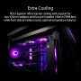 ASUS TUF Gaming GT501 - Chasis Gaming EATX, panel metálico frontal, lateral de cristal, ventilador RGB de 120 mm, radiador de