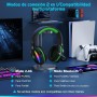 Fachixy FC100 Cascos Gaming para PS4, PS5, PC, Xbox One, Switch, Auriculares Gaming Cancelación de Ruido, Cascos con Microfono