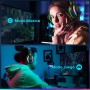 Fachixy FC100 Cascos Gaming para PS4, PS5, PC, Xbox One, Switch, Auriculares Gaming Cancelación de Ruido, Cascos con Microfono