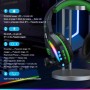 Fachixy FC100 Cascos Gaming para PS4, PS5, PC, Xbox One, Switch, Auriculares Gaming Cancelación de Ruido, Cascos con Microfono