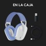 Logitech G G435 Auriculares Inalámbricos LIGHTSPEED para Gaming, Ligeros, micrófono Integrado, Batería de 18 Horas, Compatibles