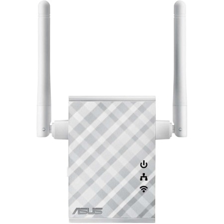 ASUS RP-N12 - Repetidor/Punto Acceso inalámbrico N300 (Antenas externas, WPS, Puerto LAN), Blanco
