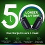 WESEARY WG1 Cascos Gaming Inalambricos, Auriculares Gaming Inalambricos para PS5, PS4, PC, Switch, Sonido Estéreo Auriculares