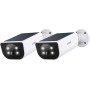 AOQEE Camara Vigilancia WiFi Exterior Solar - 2K Seguridad Camaras Vigilancia Domicilio WiFi sin Cable con Batería, Humana/PIR