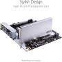 ASUS Tarjeta de expansión Hyper M.2 X16 PCIe 4.0 X4 soporta 4 NVMe M.2 (2242/2260/2280/22110) hasta 256 Gbps para AMD 3rd Ryzen