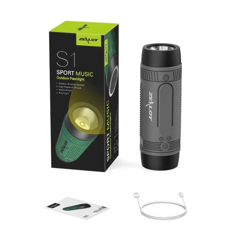 Altavoz Bluetooth ZEALOT-S1, altavoz para bicicleta al aire libre, alt