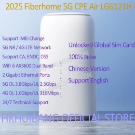 2025 FiberHome 5G CPE Air LG6121H WiFi 6 AX3600 enrutador inalámbrico 