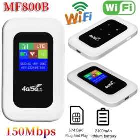 Módem enrutador WiFi 4G LTE, punto de acceso portátil, WiFi de bolsill