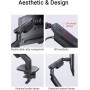 ASUS ROG Ergo - Soporte para Monitor (Canal de gestión de Cables, para monitores de hasta 39 Pulgadas, hasta 11,5 kg de Peso,