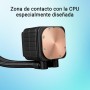 ASUS Prime LC 360 ARGB, Refrigerador líquido para CPU Todo en uno con Zona de Contacto con la CPU y Canales con Aletas, Bloque