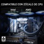 ASUS Prime LC 360 ARGB, Refrigerador líquido para CPU Todo en uno con Zona de Contacto con la CPU y Canales con Aletas, Bloque