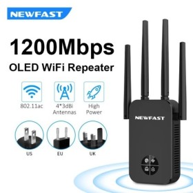 COMFAST1200Mbps Repetidor De Sinal Wifi 5G AC1200 Repetidor extensor A