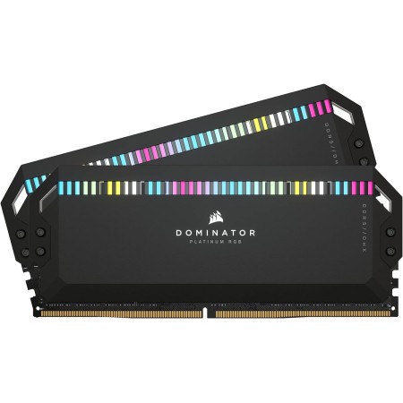 Corsair DOMINATOR PLATINUM RGB DDR5 RAM 32GB (2x16GB) 6200MHz CL36 Intel XMP iCUE Compatible Computer Memory - White