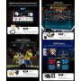 GONFEN 8 Núcleos 4GB RAM+64GB ROM Android 14 Unversal 1 DIN Radio Coche con Pantalla Motorizada Soporte Inalámbrico Carplay