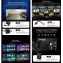 GONFEN 8 Núcleos 4GB RAM+64GB ROM Android 14 Unversal 1 DIN Radio Coche con Pantalla Motorizada Soporte Inalámbrico Carplay