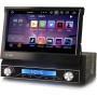 GONFEN 8 Núcleos 4GB RAM+64GB ROM Android 14 Unversal 1 DIN Radio Coche con Pantalla Motorizada Soporte Inalámbrico Carplay