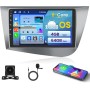 [2+64GB] Inefala Autoradio Android para Seat Leon MK2 2005-2012, 9" Pantalla Radio Coche Bluetooth con Wireless Carplay Android
