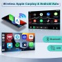 [2+64GB] Inefala Autoradio Android para Seat Leon MK2 2005-2012, 9" Pantalla Radio Coche Bluetooth con Wireless Carplay Android