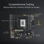 ASUS TUF Gaming B760M-PLUS WiFi II - Placa Base Intel B760 LGA 1700 mATX (PCIe 5.0, M.2, DDR5,WiFi 6E, Antena Q, Realtek 2,5 GB