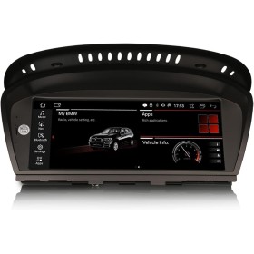 Erisin 8-núcleos 8.8 Pulgadas Android 14 Radio de Coche Estéreo Navegación GPS de Automóvil para BMW Serie 3 E90 E91 E92 E93