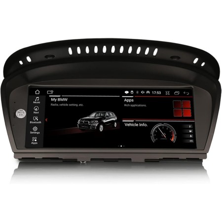 Erisin 8-núcleos 8.8 Pulgadas Android 14 Radio de Coche Estéreo Navegación GPS de Automóvil para BMW Serie 3 E90 E91 E92 E93