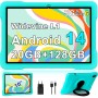 Tablet 10 Pulgadas Android 14 Tablet Niños/Familiar20GB RAM+128GB ROM (TF 1TB), Octa-Core, Widevine L1, 5G WiFi 6, Bluetooth