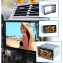 Marinada Marco universal de instalación de radio de coche, 2 DIN, doble DIN, marco de metal, ranura de instalación, reproductor
