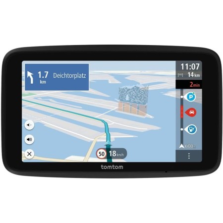 Tomtom GPS Coche GO Advanced (6", con información de tráfico y Alerta de radares, actualizaciones de mapas del Mundo por Wi-Fi,
