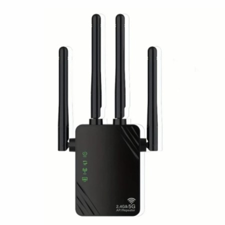 Extensor WiFi 1200Mbps amplificador de señal WiFi banda Dual 2,4G/5G a
