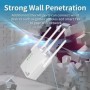 Extensor WiFi 1200Mbps amplificador de señal WiFi banda Dual 2,4G/5G a
