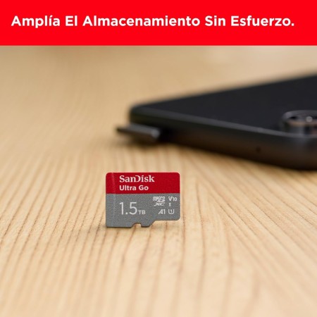 SanDisk 128GB Ultra, Tarjeta de memoria microSDXC, hasta 140 MB/s + adaptador SD, con Clase A1 de rendimiento de las