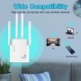 Extensor WiFi 1200Mbps amplificador de señal WiFi banda Dual 2,4G/5G a