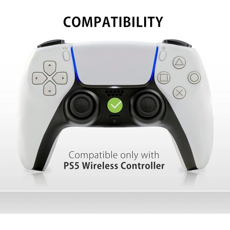 MyGadget Funda de Silicona Mando PS5 - con 8 Botones de Thumbsticks (2 Pares Altos | 2 Pares Bajos) - Carcasa para Playstation 5