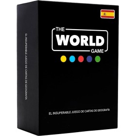 The World Game - Juego de Cartas de Geografía - Juego de Mesa Educativo para Niños, Familias y Adultos, Niñas y Adolescentes -