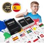 The World Game - Juego de Cartas de Geografía - Juego de Mesa Educativo para Niños, Familias y Adultos, Niñas y Adolescentes -