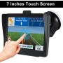 Navegador GPS 7 Pulgadas para Coche/Camión/Caravana 2025​​ – Mapas Europa, Actualizaciones Gratis, Alertas de Velocidad y POI
