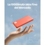 INIU Power Bank, Slimmest 10000mAh Bateria Externa Carga Rapida, 3A USB C Cargador Portatil 3 Puertos Powerbank para iPhone 14