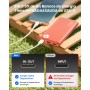 INIU Power Bank, Slimmest 10000mAh Bateria Externa Carga Rapida, 3A USB C Cargador Portatil 3 Puertos Powerbank para iPhone 14